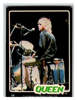 Queen Roger Taylor 1979 Queen Raincloud Productions Ltd #18 Rock Stars Series